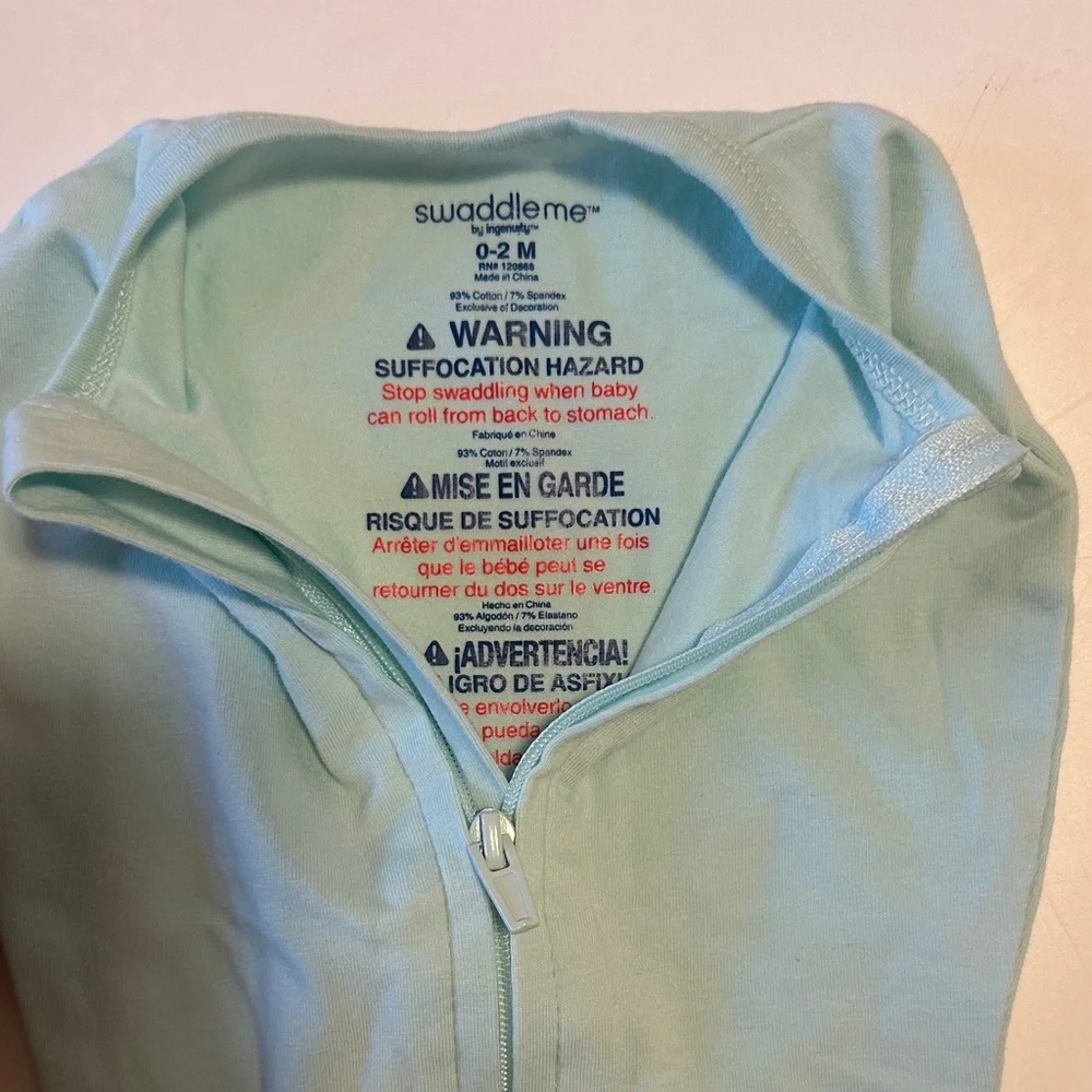 SwaddleMe Soft Blue Infant Bodysuit